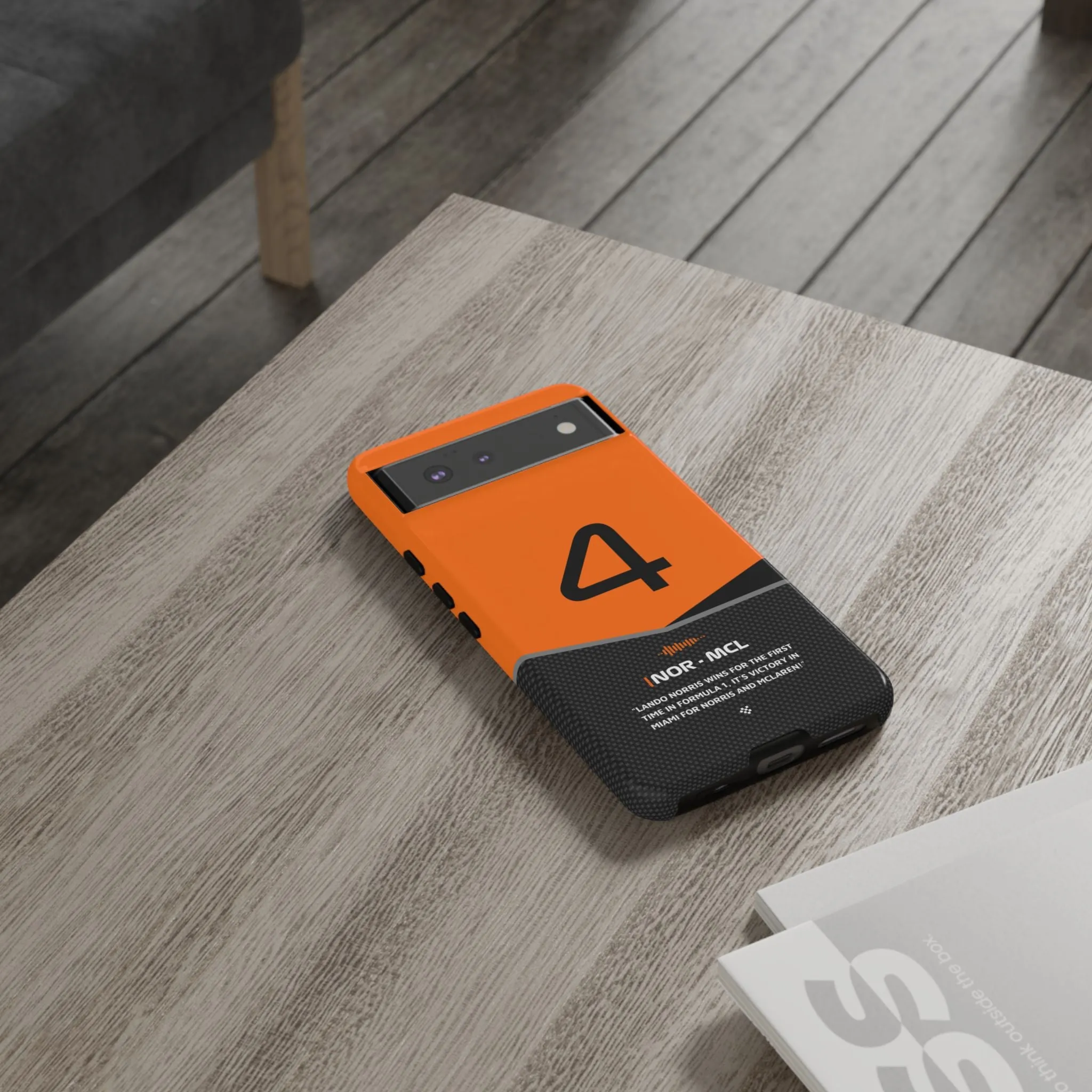 Lando Norris F1 Car Phone Case 2024