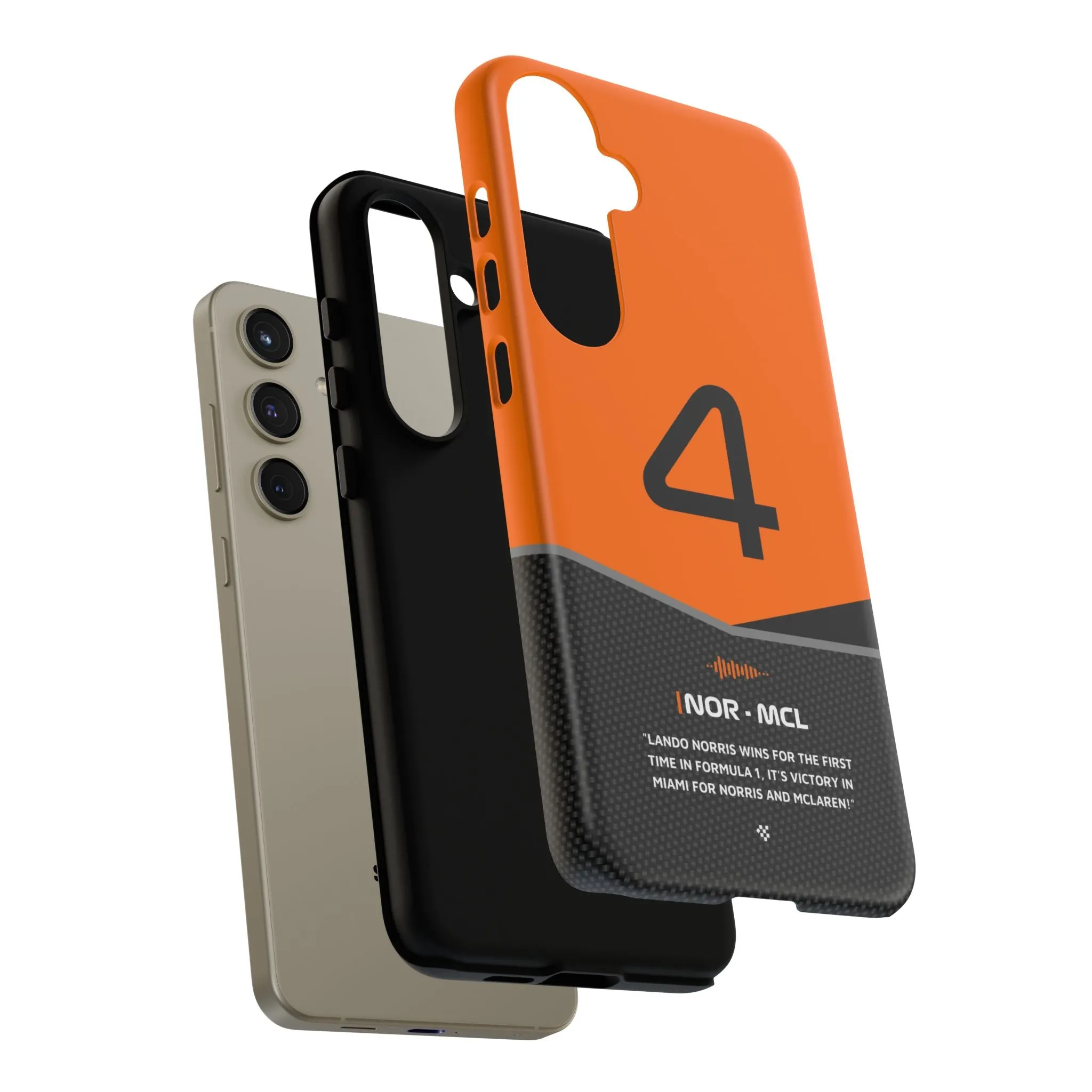 Lando Norris F1 Car Phone Case 2024