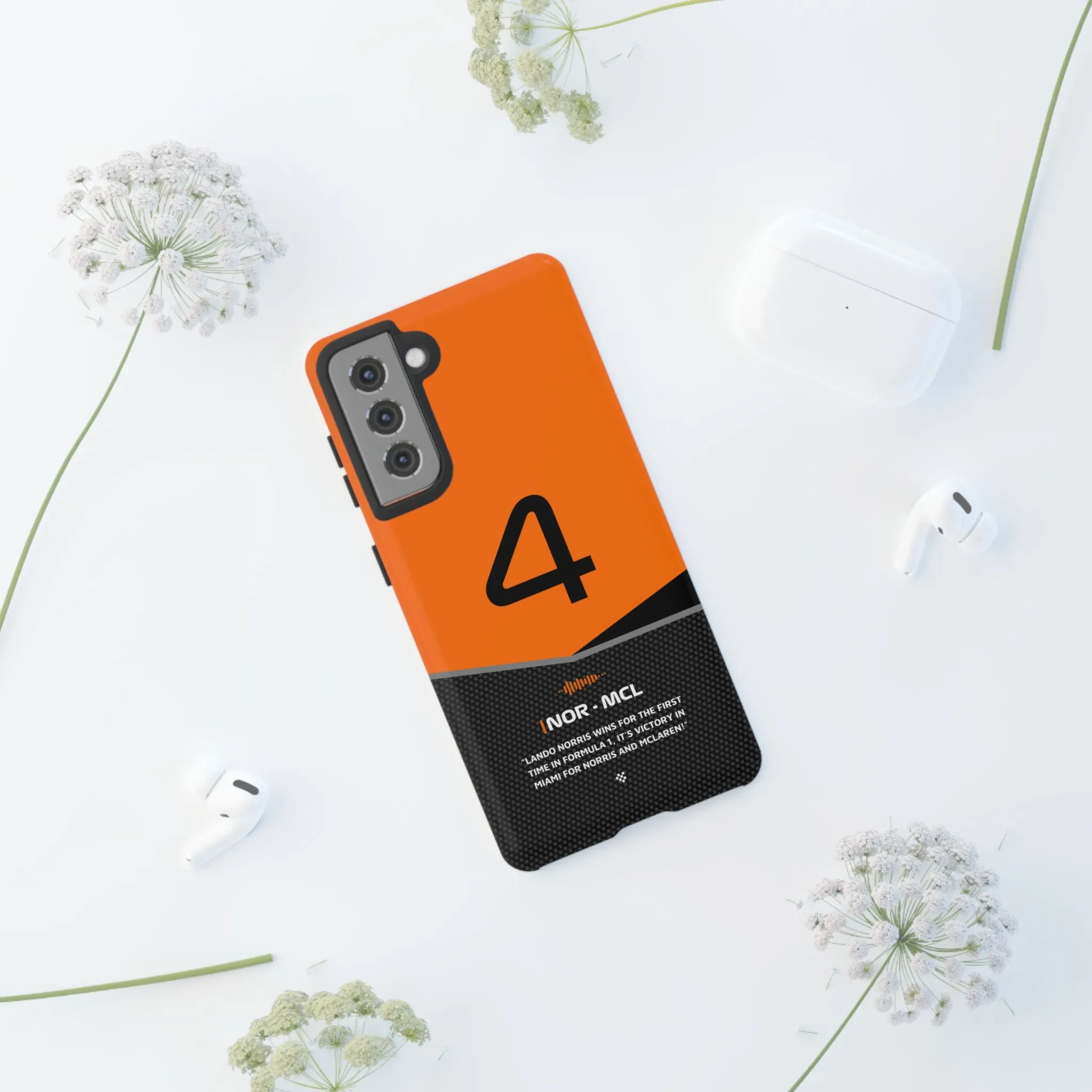 Lando Norris F1 Car Phone Case 2024