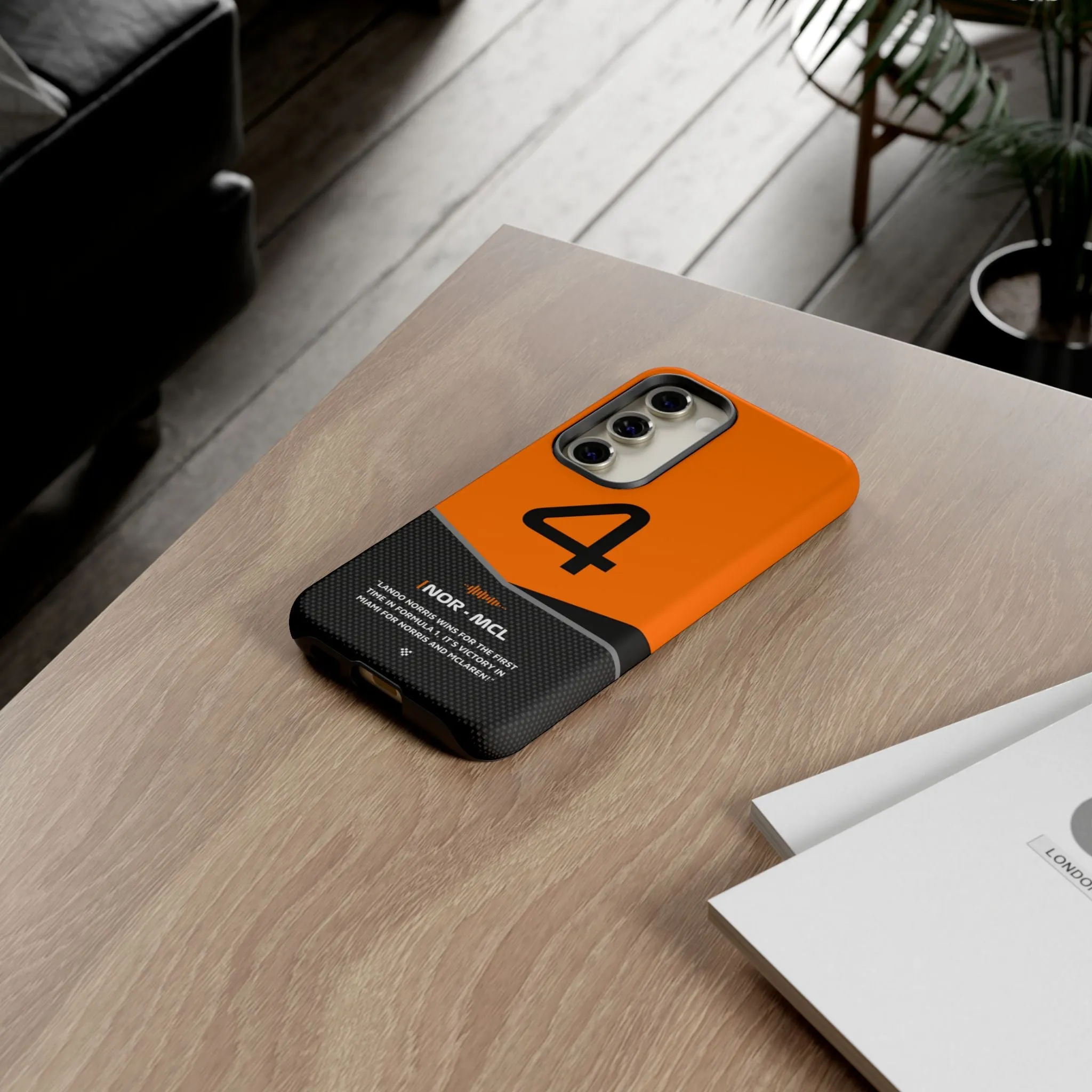 Lando Norris F1 Car Phone Case 2024