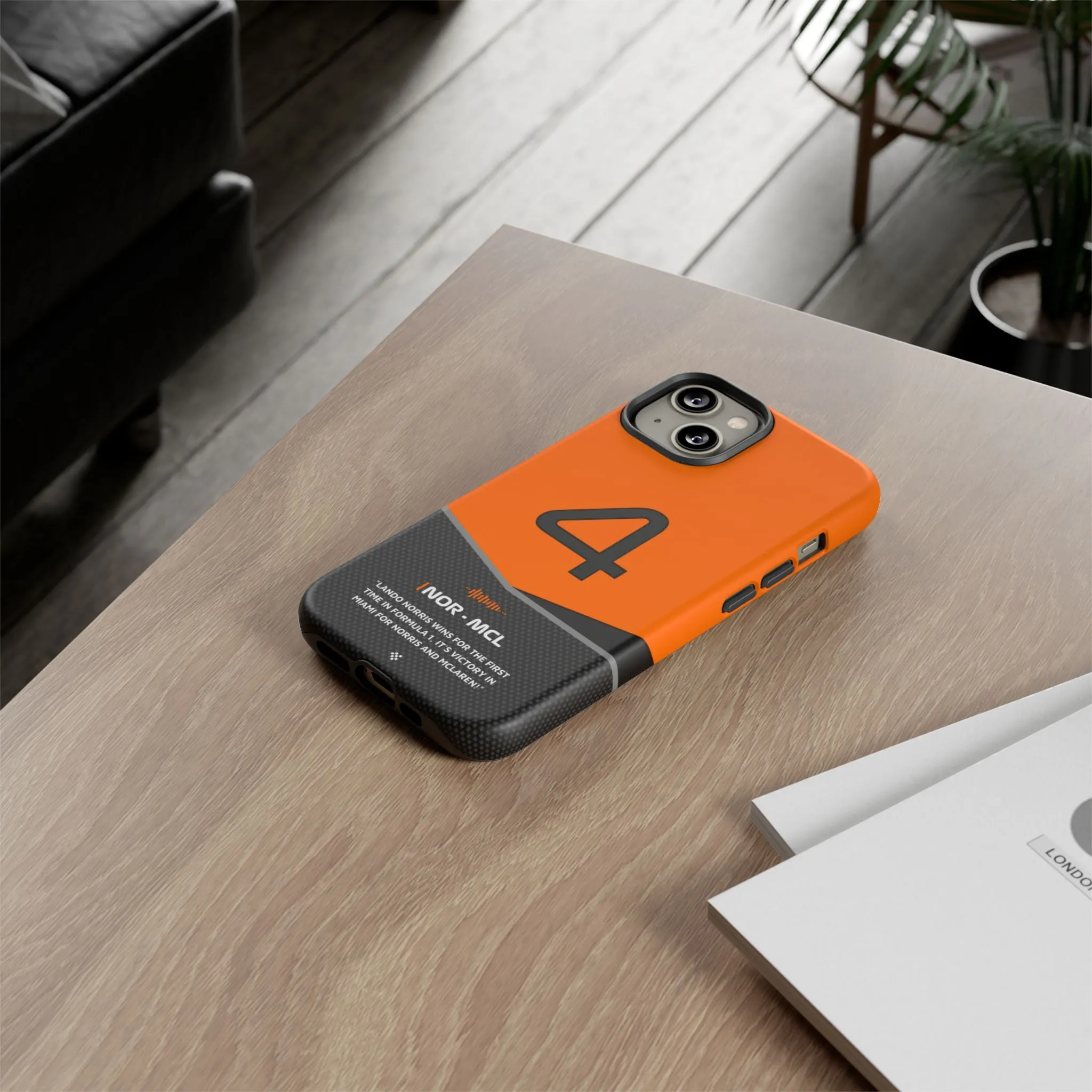 Lando Norris F1 Car Phone Case 2024