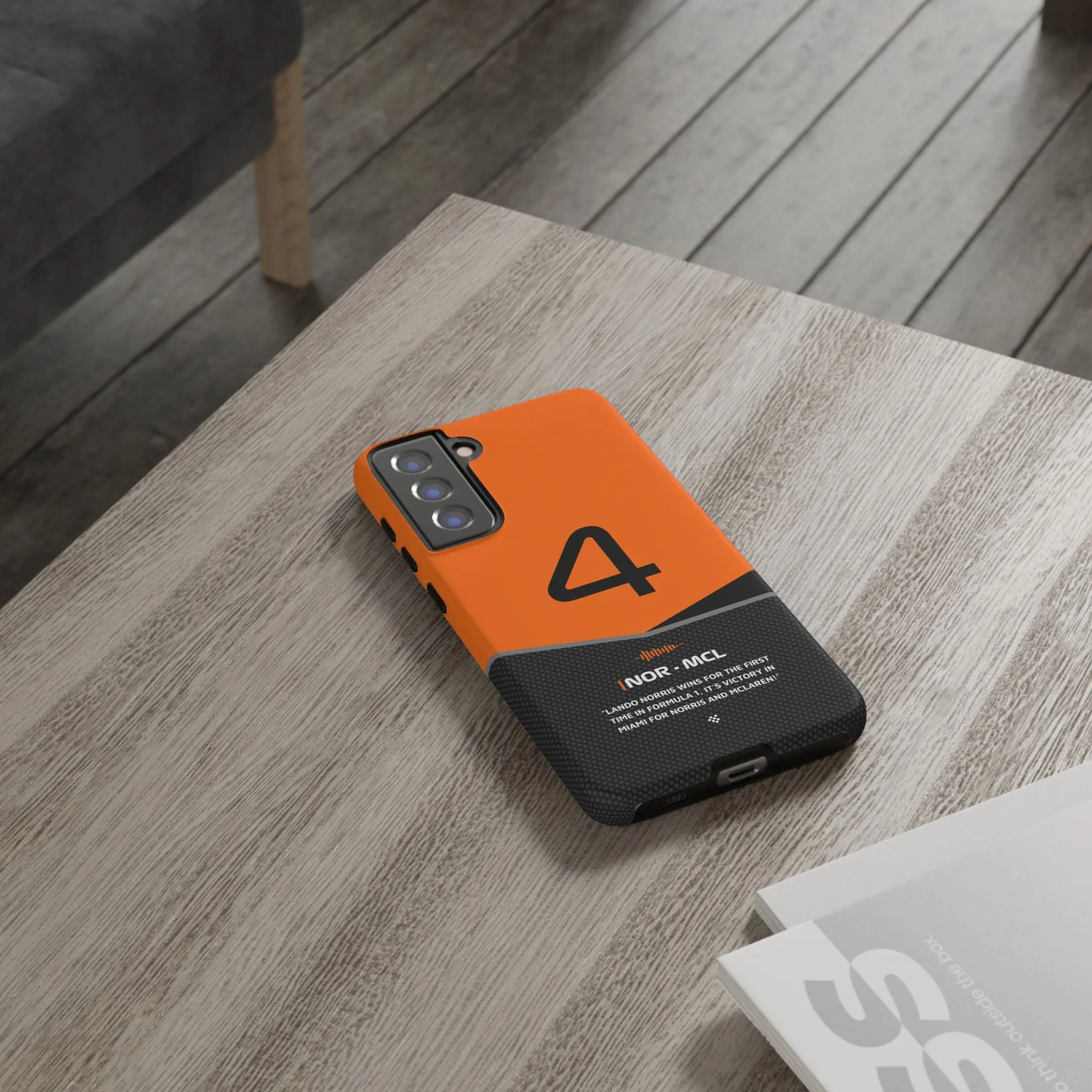 Lando Norris F1 Car Phone Case 2024