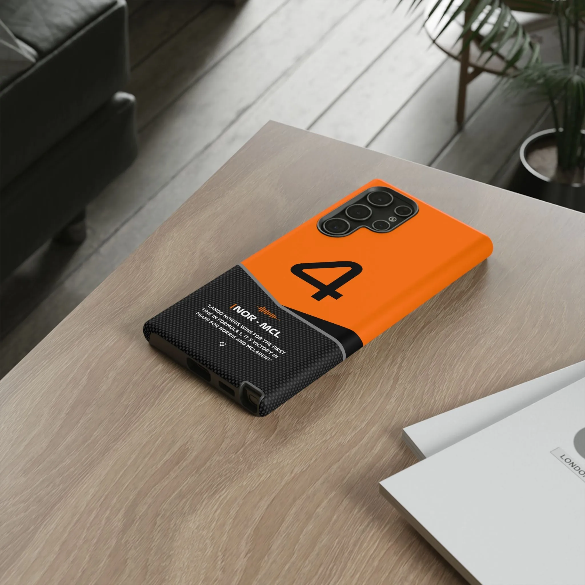 Lando Norris F1 Car Phone Case 2024