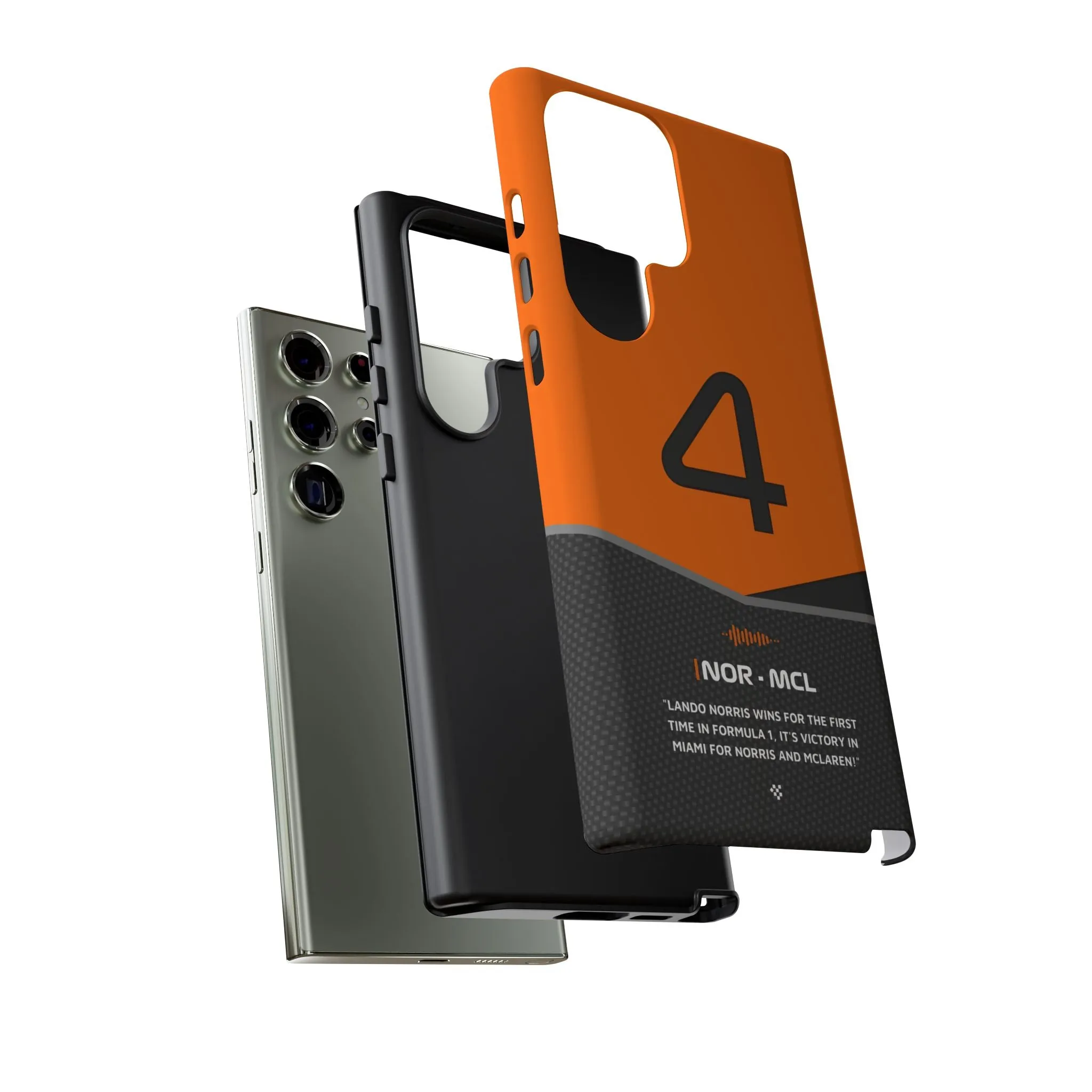 Lando Norris F1 Car Phone Case 2024