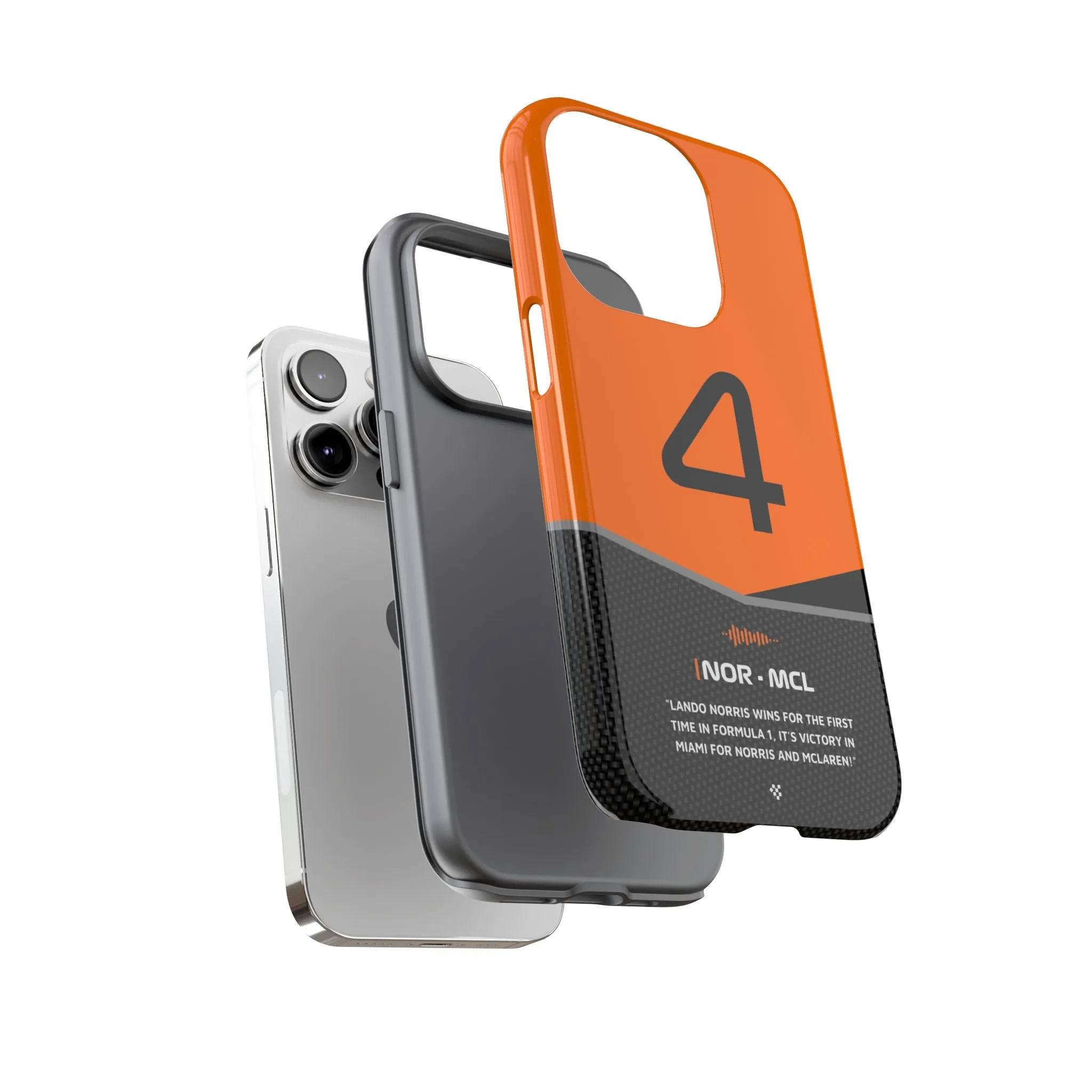 Lando Norris F1 Car Phone Case 2024