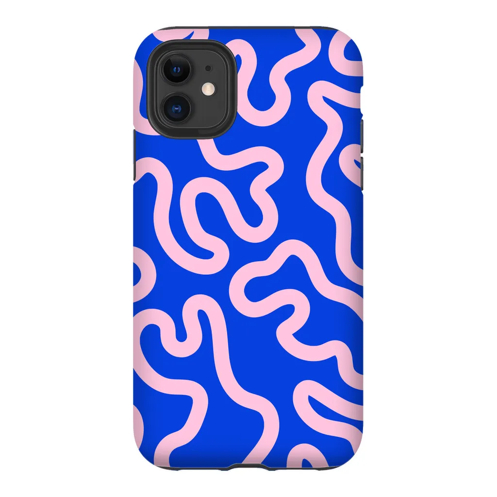Neon Moments Phone Case - Blue