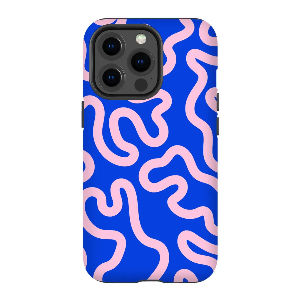 Neon Moments Phone Case - Blue