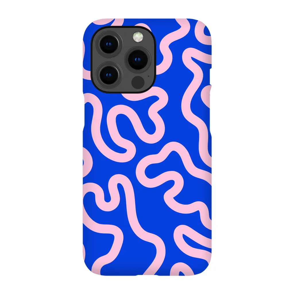 Neon Moments Phone Case - Blue