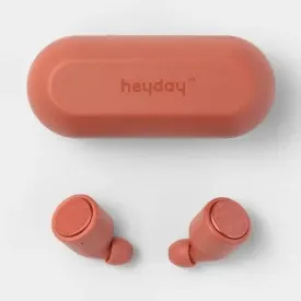 Open Box - True Wireless Bluetooth Earbuds - heyday Warm Red