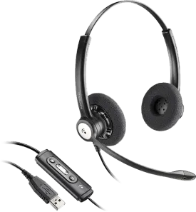 Plantronics Entera HW121N-USB Binaural Headset 202257-01