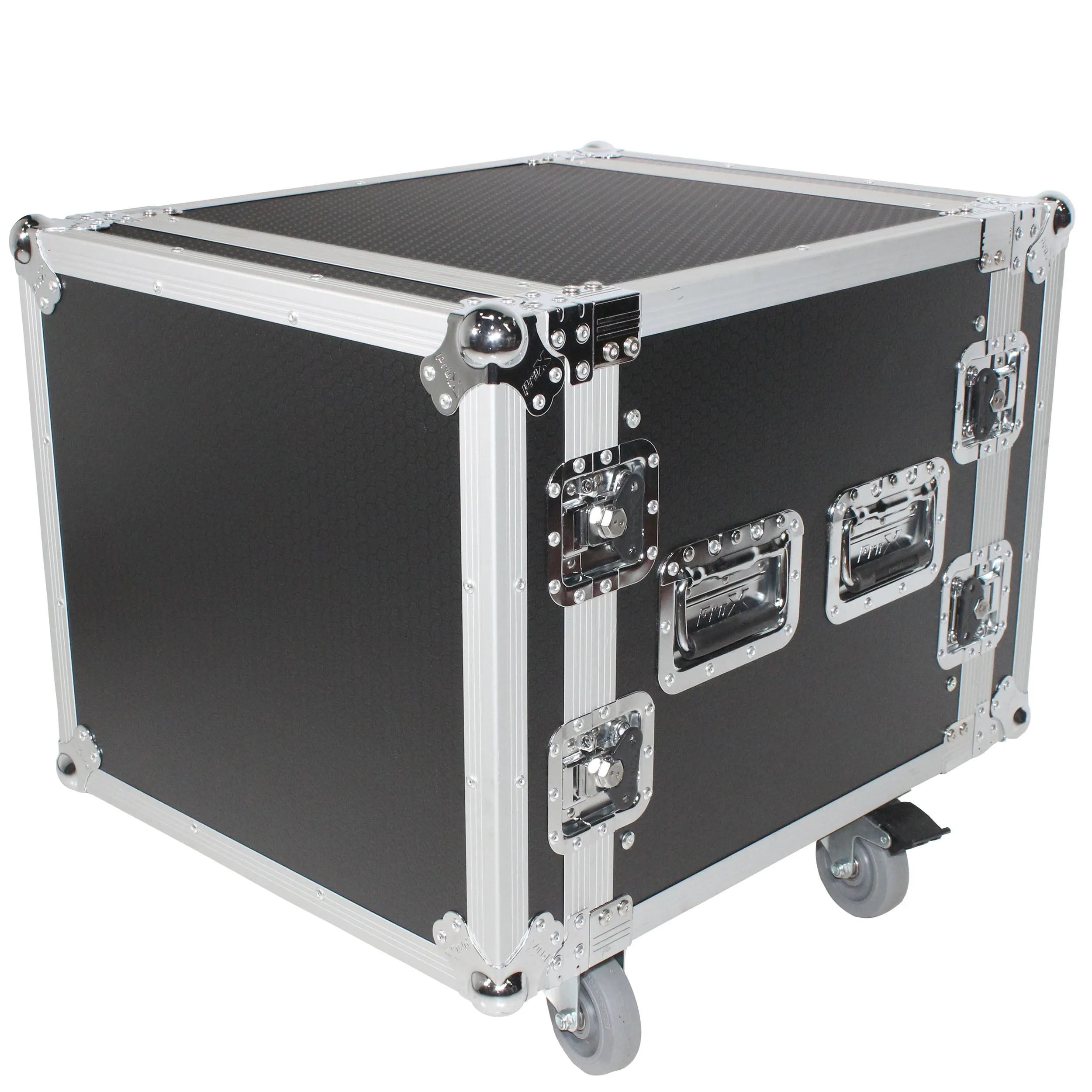 ProX XS-10R18W 10U Space Amp Rack Mount ATA Flight Case 18 Inch Depth W-Casters | Shipped Disassembled