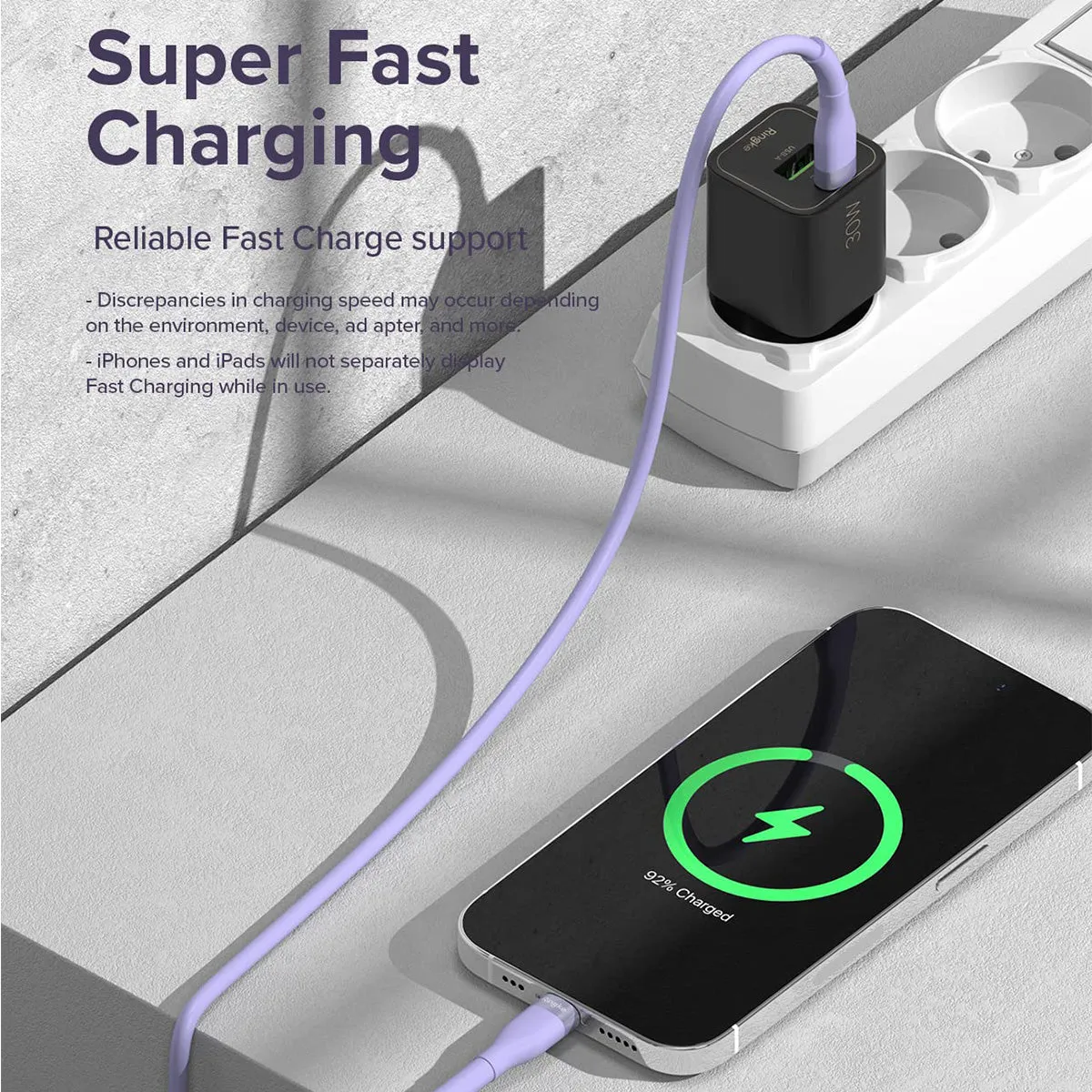 Ringke USB-C to Lighting Pastel Charging Cable (1.2m)