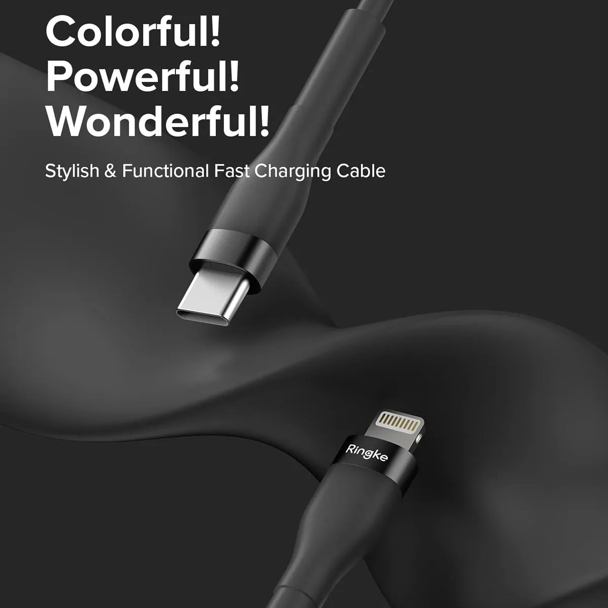 Ringke USB-C to Lighting Pastel Charging Cable (1.2m)