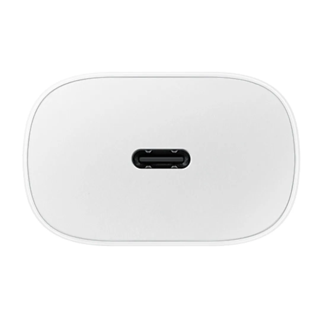 Samsung 25W Type C-Type-C Adaptive Fast Mobile Charger With 1 Mt Cable White