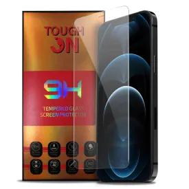 Tough On iPhone 12 mini Tempered Glass Screen Protector Double Strong Clear